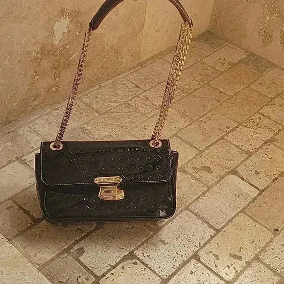 Arcadia by Invece Italian Black crossbody shoulder bag - Picture 6 of 7